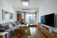 现代乐活家装原木二居装潢案例