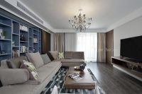 时尚质感现代三居装修大全