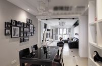 时尚精致现代二居装潢案例