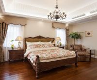 复古美式别墅家居室内设计效果图