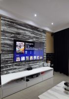 120平现代三居室设计装修图片