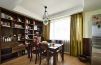 美式混搭风格三居室设计效果图片