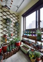 美式混搭风格三居室设计效果图片