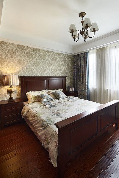 复古美式卧室布置案例