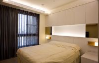 现代装修20平米客厅吊顶