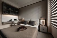 温馨时尚二居室效果图