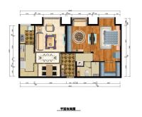 现代简约—润泽公馆—二居室