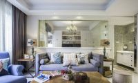 90平米北欧风情两居装饰效果图