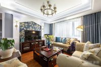 时尚精致美式三居装潢大全