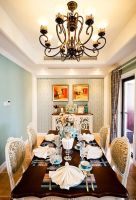 时尚豹纹混搭三居装修效果图