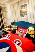 时尚豹纹混搭三居装修效果图