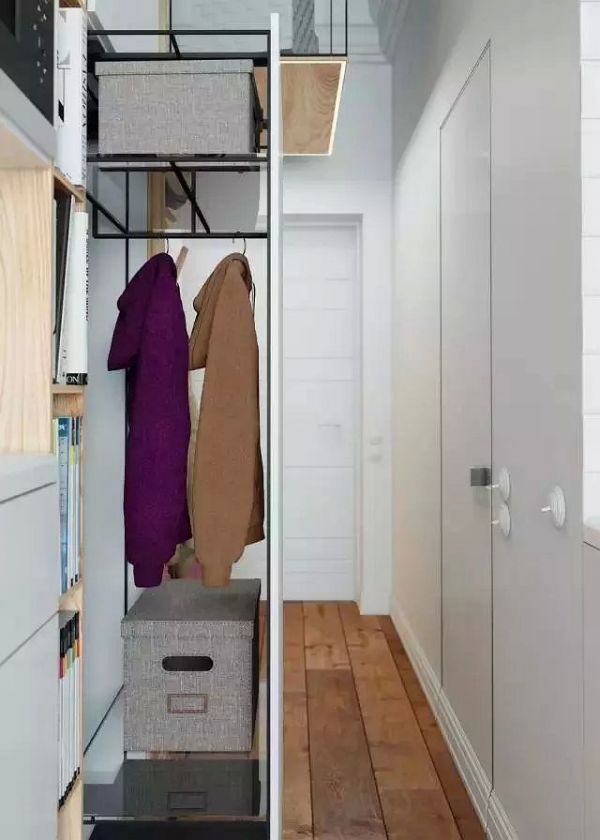 混搭式小型公寓玄关设计