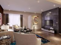 潮白河孔雀城280平米叠拼，现代简约风格装修