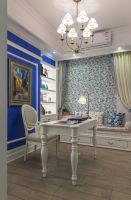 蓝白地中海风二居装潢大全