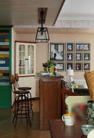 自然田园风格二居装潢设计