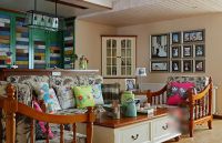 自然田园风格二居装潢设计