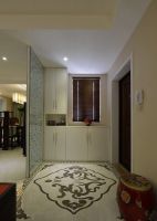 135平米中式现代三居室设计装饰效果图