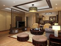 玫瑰园-中式风格-四居室