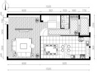 玫瑰园-中式风格-四居室