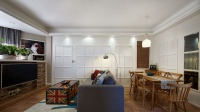 美式现代三居设计室内家装效果图片