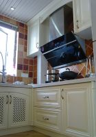 英式田园风格三居室家装设计效果图