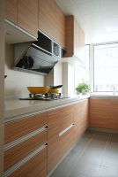 蓝色清新宜家二居装修效果图