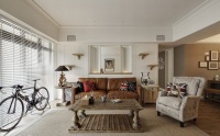 美式单身公寓室内设计效果图片