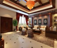 海特花园100平中式风