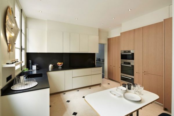 巴黎现代公寓厨房设计