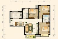 世华泊郡家园三居现代风格