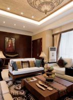 豪华东南亚风格复式装修效果图