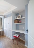 美式复古风格三居设计装饰效果图