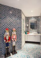 美式复古风格三居设计装饰效果图