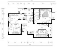 富力新城一两室现代风装修案例