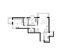 宏嘉丽园-现代简约-两居室