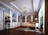 以简欧风格为主 强调空间的对比美