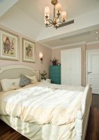 美式乡村设计三居室装饰效果图