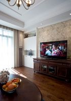 美式乡村设计三居室装饰效果图