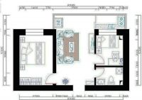 南沙滩小区-现代简约-二居室