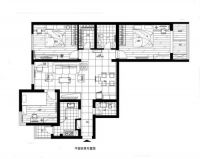 北京奥林匹克花园-欧美风情-三居室