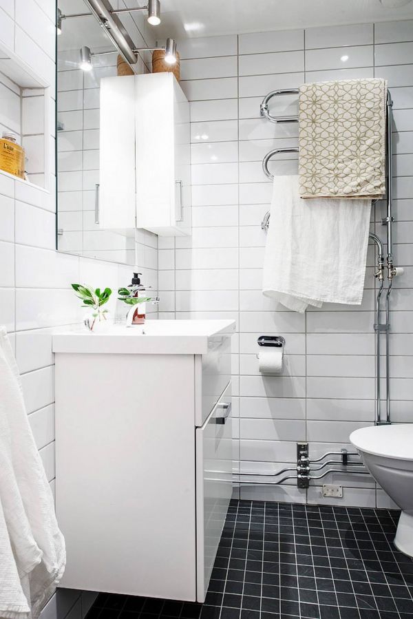 瑞典现代简约公寓卫生间设计