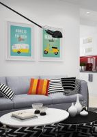 北欧风格白色公寓设计