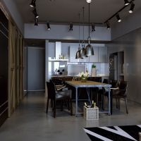 复古而温暖的公寓设计