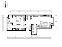 百草园小区-现代简约-一居室