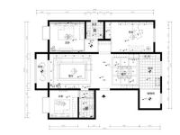 丰台军区总装备部-现代简约-三居室