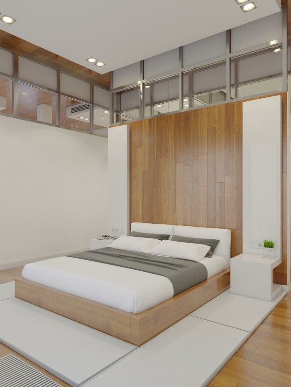 极简风格高层公寓卧室设计