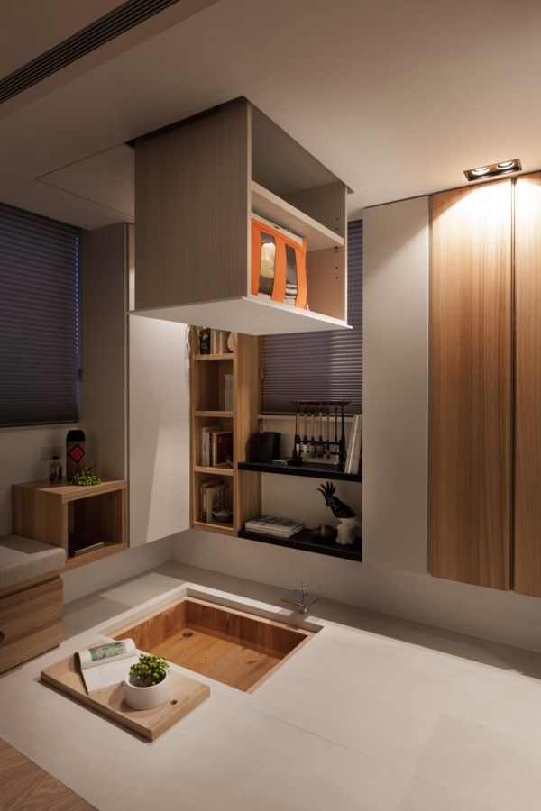 台湾26平米极简小公寓室内设计