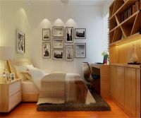 绿地国宝21城一两居现代风装修案例