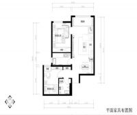 绿地国宝21城一两居现代风装修案例
