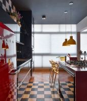 现代巴西时尚炫彩二居室设计